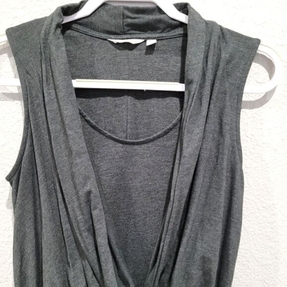 Athleta Duet Wrap Surplice Heather Gray dress Size S - Picture 5 of 10